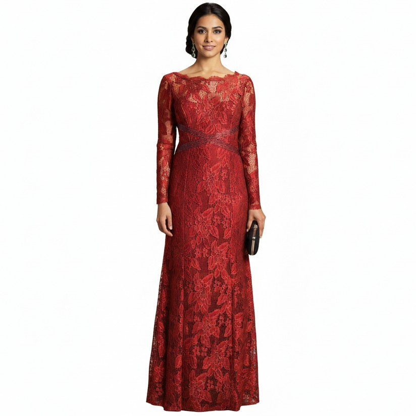 Lace Crossover Dress