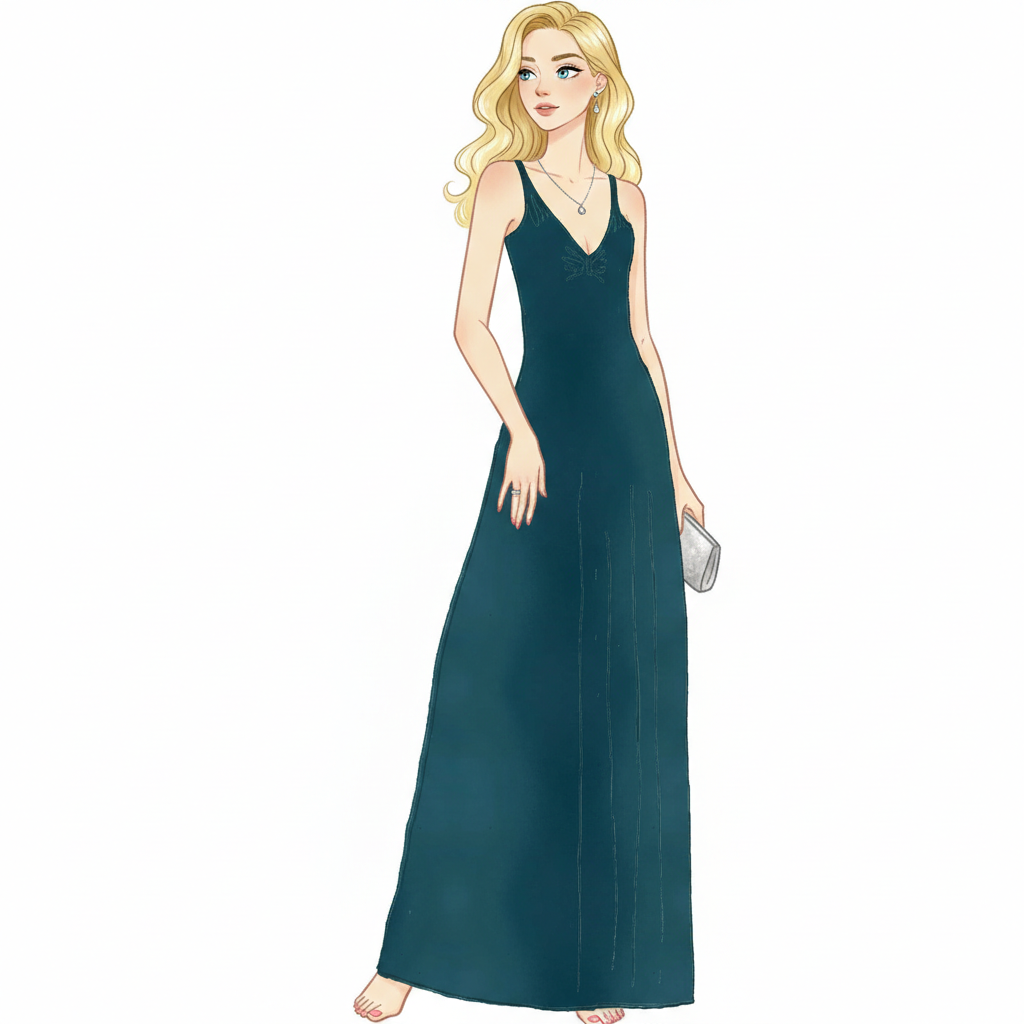 Reversible Backless Jersey Dress