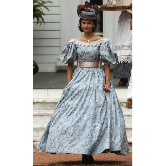 Vampire Diaries Katherine Floral Victorian Dress