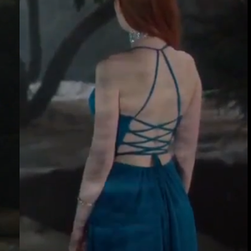 Riverdale Cheryl Turquoise Pool Dress