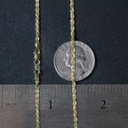 14k Yellow Gold Light Rope Chain (2.00 mm)