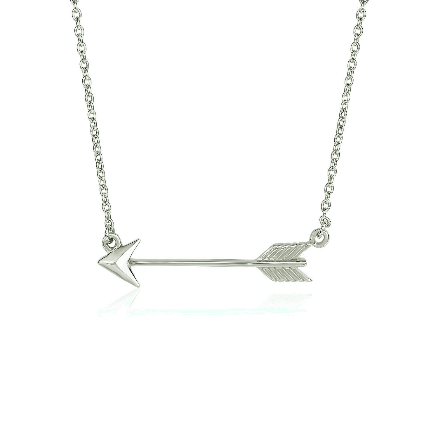 Necklace with Arrow in 925 Sterling Silver