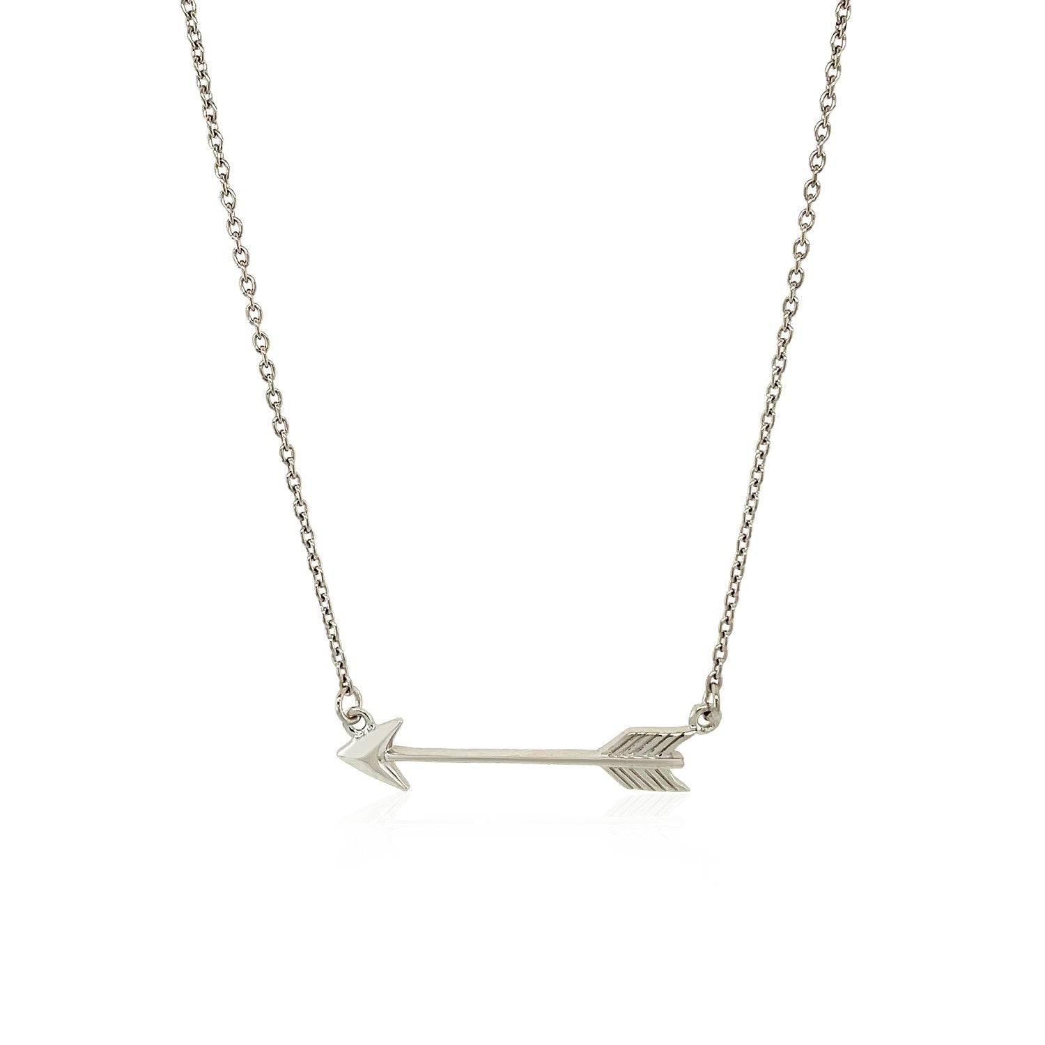 Necklace with Arrow in 925 Sterling Silver