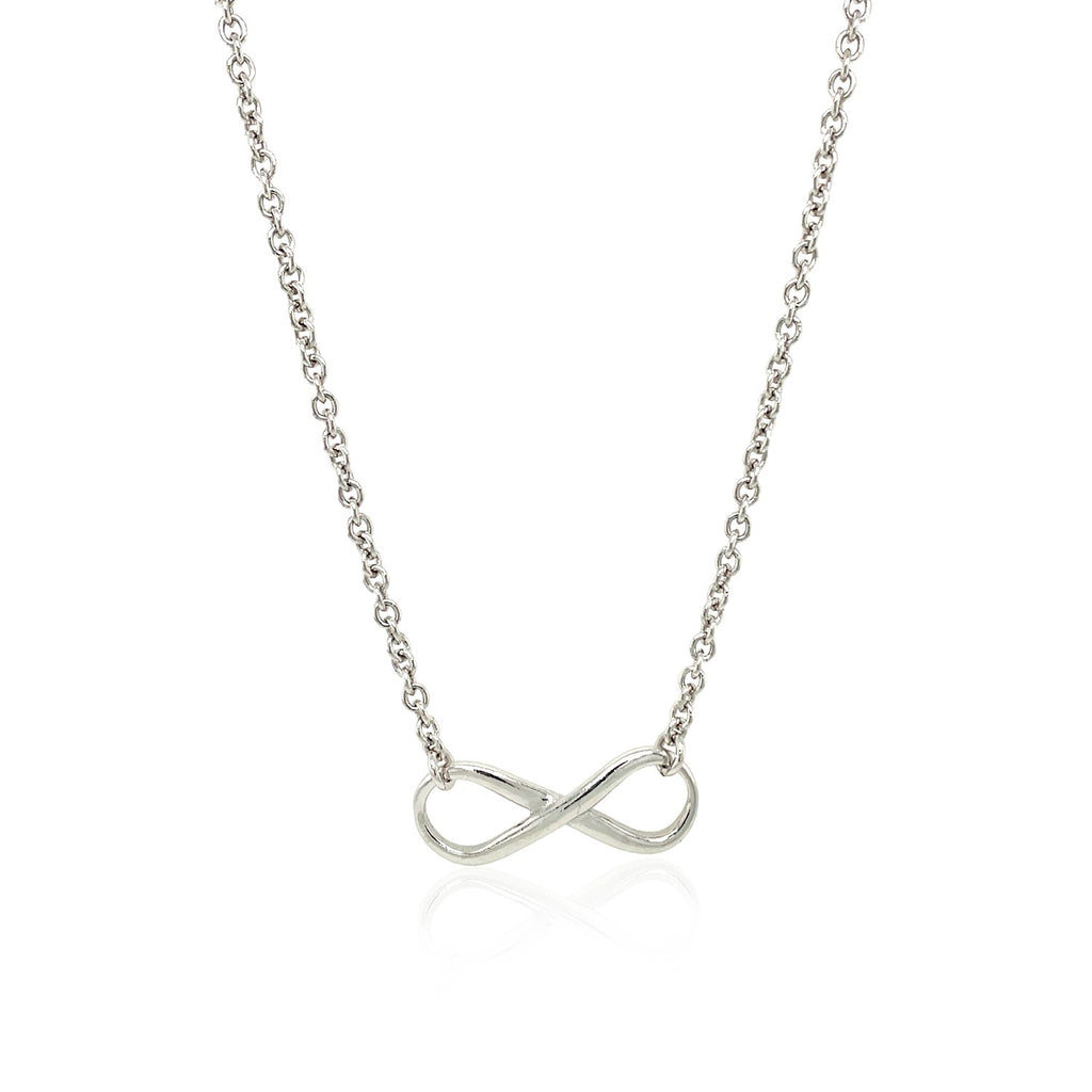 925 Sterling Silver Infinity Symbol Necklace