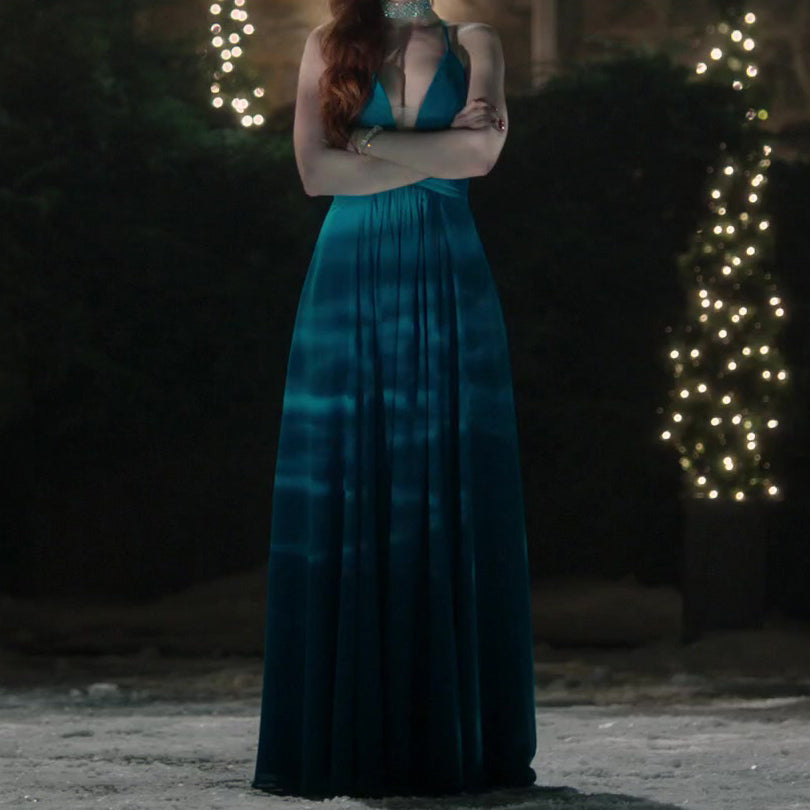 Riverdale Cheryl Turquoise Pool Dress