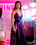 Riverdale Ronnie Pink Low Cut Dress