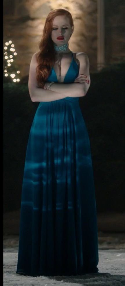 Riverdale Cheryl Turquoise Pool Dress