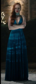 Riverdale Cheryl Turquoise Pool Dress