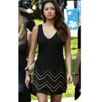 Pretty Little Liars Emily Chevron Funeral Dress