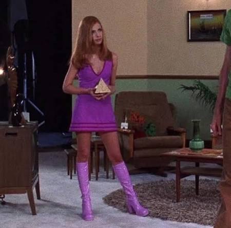 Daphne Scooby-Doo Purple V-Neck Minidress