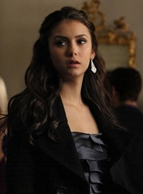 Vampire Diaries S3.9 Katherine Grey Silk Layer Dress