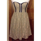 Nina Black and White Minidress