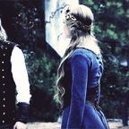 Vampire Diaries Rebekah Blue Wool Dress with Cincher